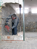 Peter Heel, die Wand ist weg!